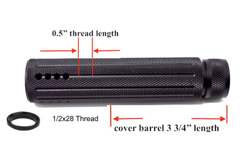 2x28 223 22lr slip over - 1/2x28,