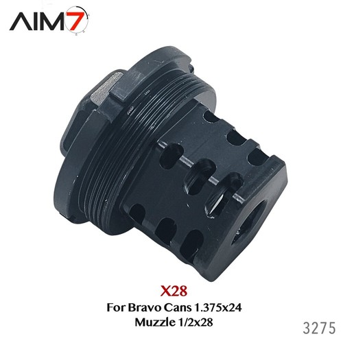 Aim7 steel muzzle brake - steel,