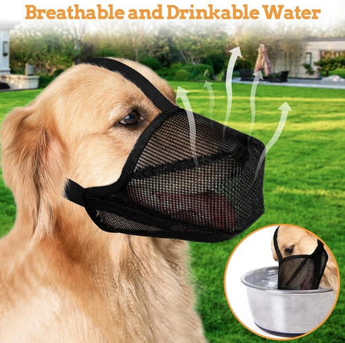 Pet dog muzzle anti - muzzle, anti-lick
