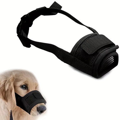 Soft breathable dog muzzle - dog,