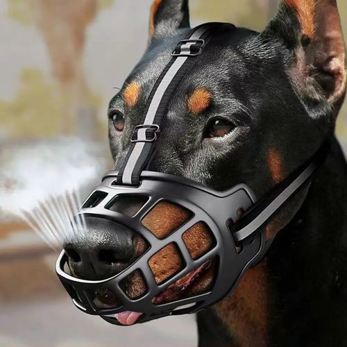 Adjustable dog muzzle silicone - adjustable,