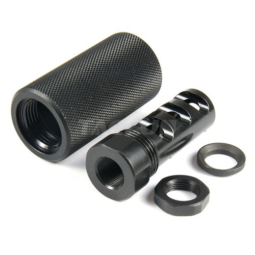 Muzzle brake 2x28 tpi - muzzle, 1/2x28