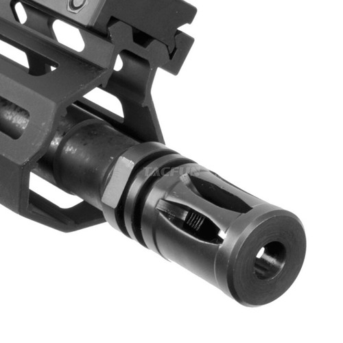 Short muzzle brake 2x28 - short, 1/2x28